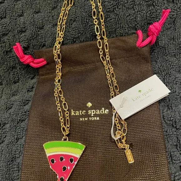 kate spade Jewelry Kate Spade Necklace Watermelon Nwt Poshmark